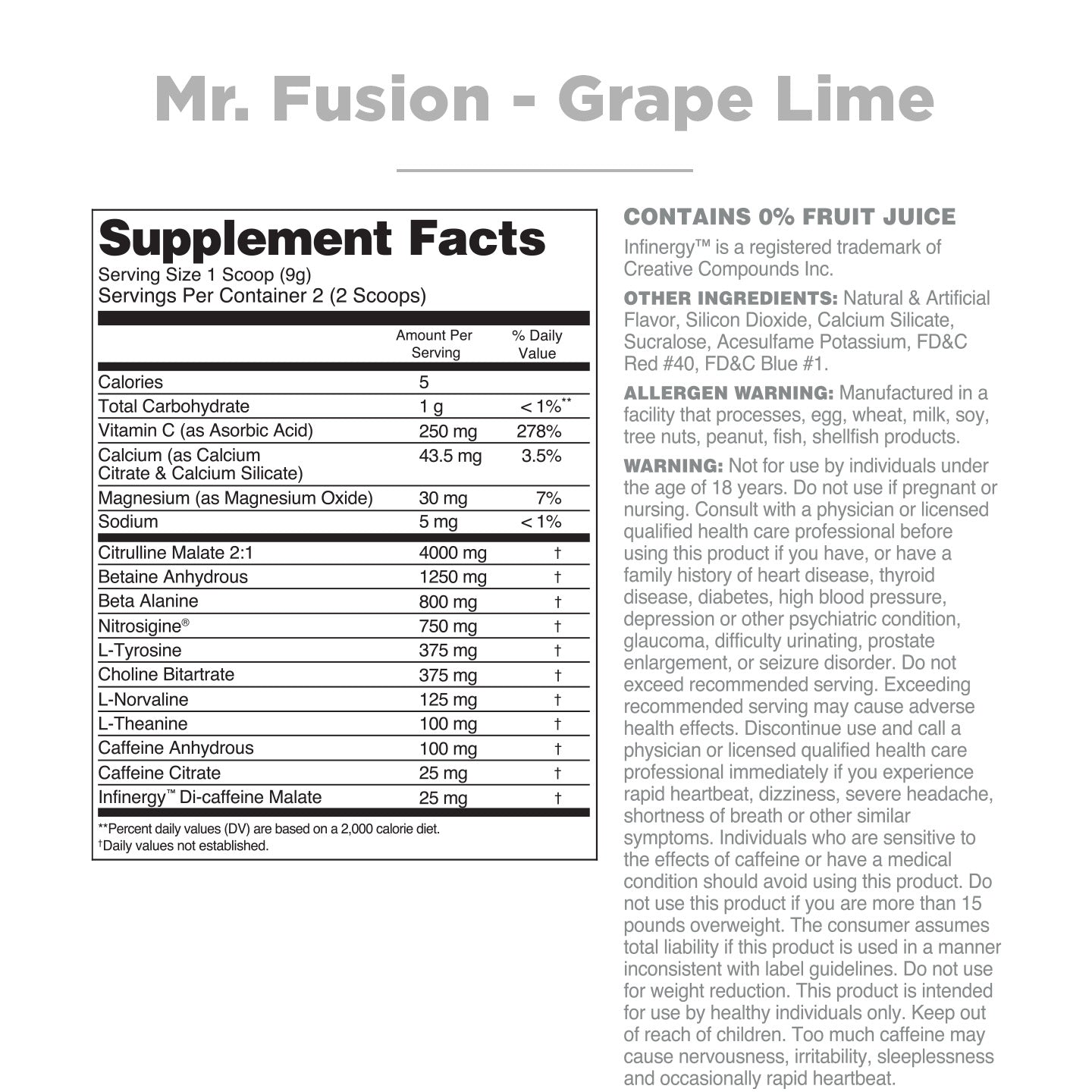 Mr. Fusion Sample