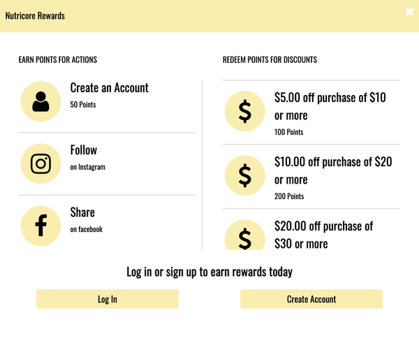 It’s Time to Reward Your Loyalty with Nutricore Rewards