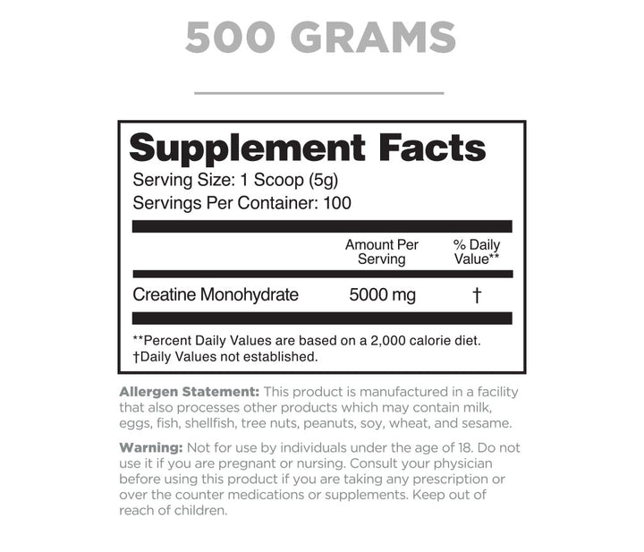Creatine Monohydrate Powder