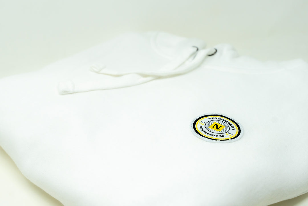 White Patch Hoodie