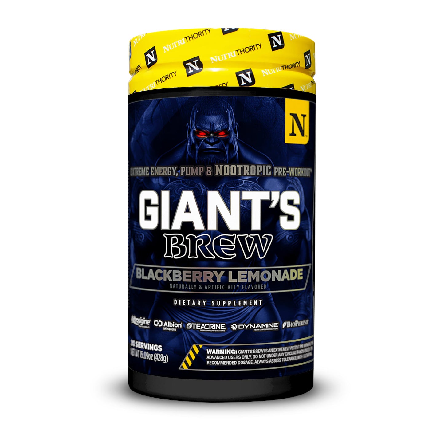 Giant's Brew - Extreme Energy, Pump & Endurance Pre-Workout