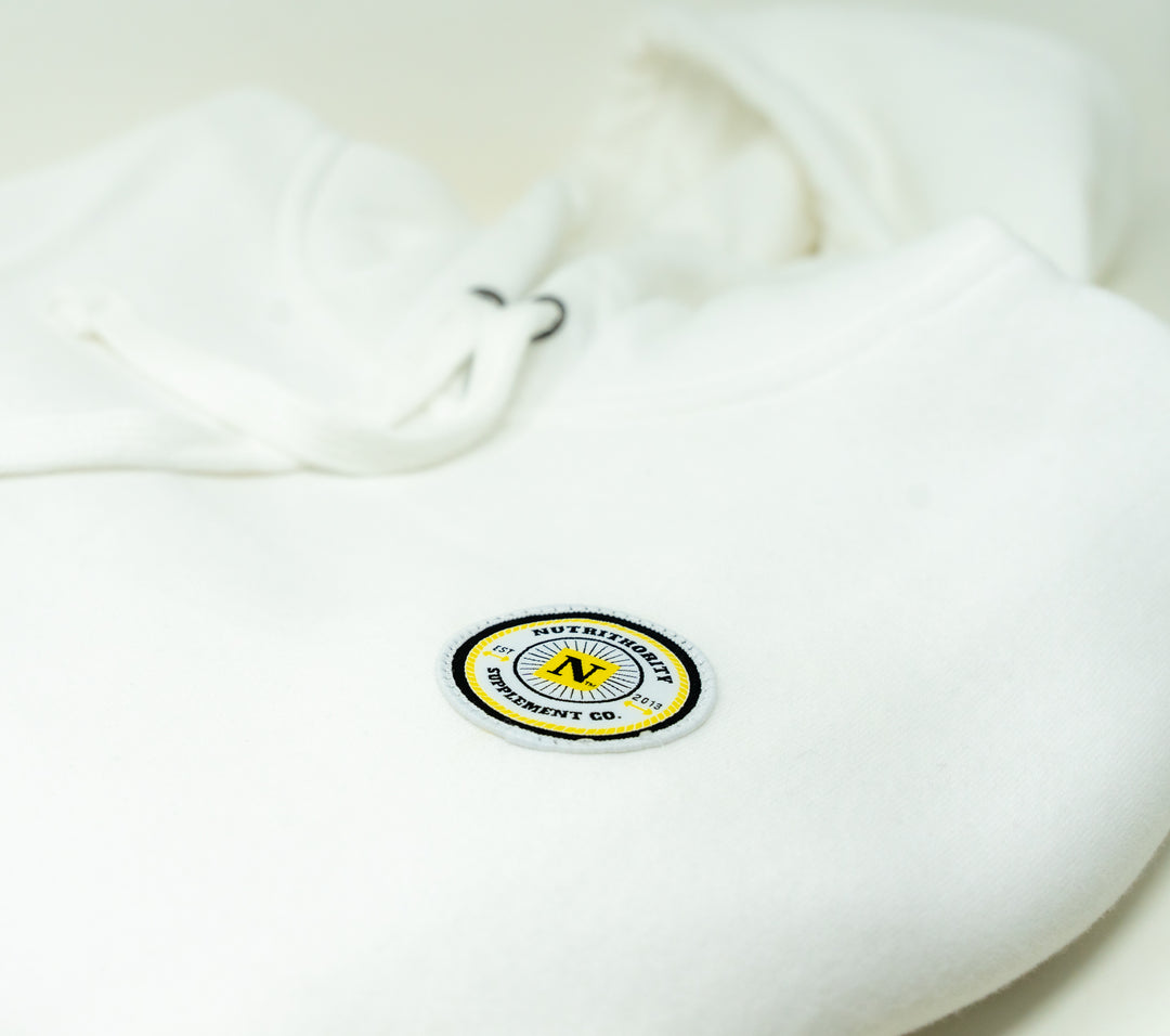White Patch Hoodie