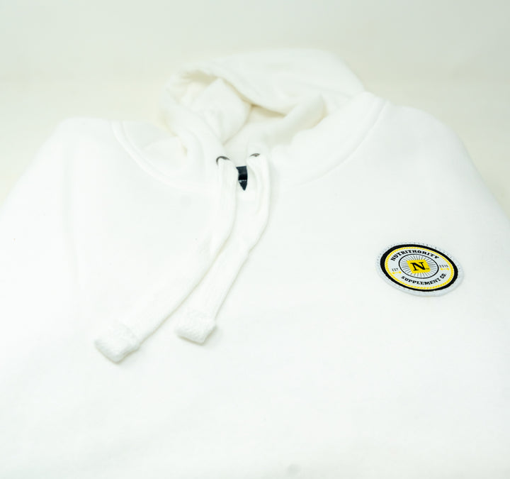 White Patch Hoodie