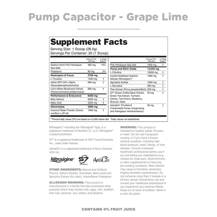 Pump Capacitor