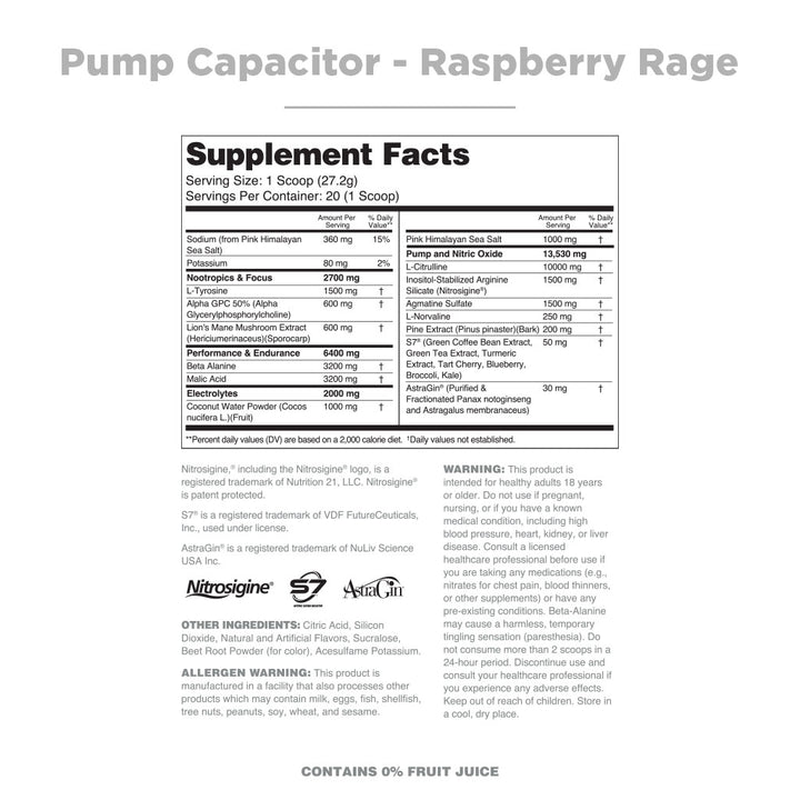 Pump Capacitor