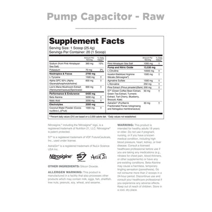 Pump Capacitor