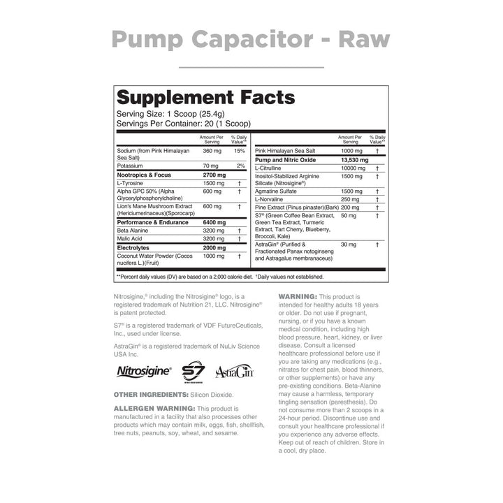 Pump Capacitor
