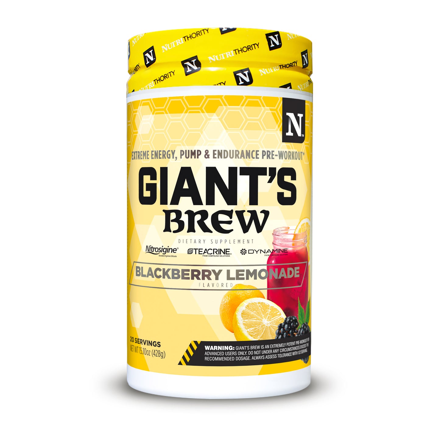 Giant's Brew - Extreme Energy, Pump & Endurance Pre-Workout