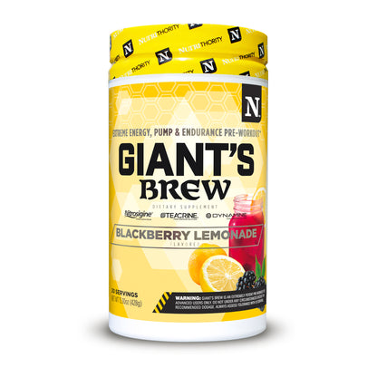 Giant's Brew - Extreme Energy, Pump & Endurance Pre-Workout