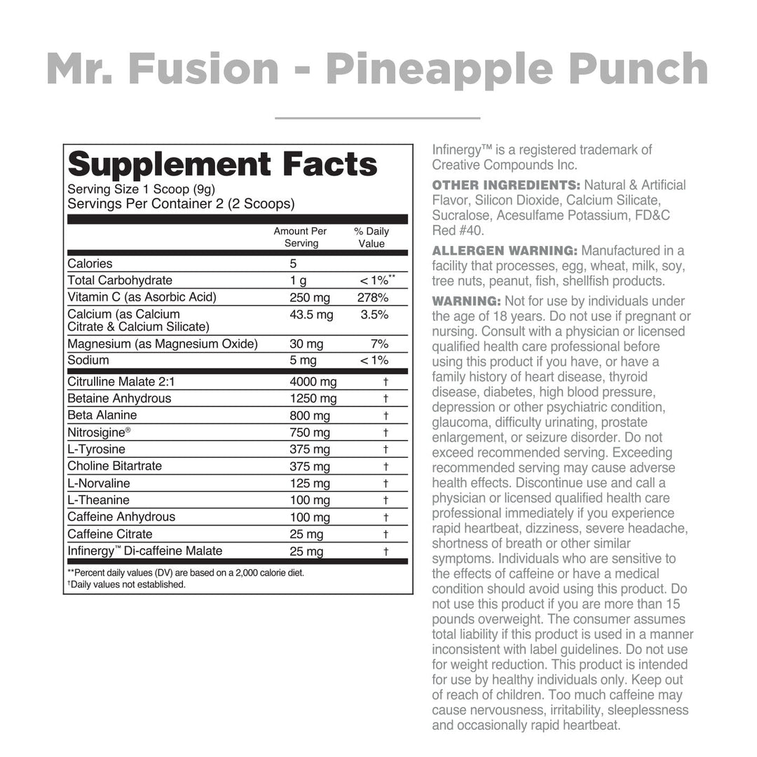 Mr. Fusion Sample Pack